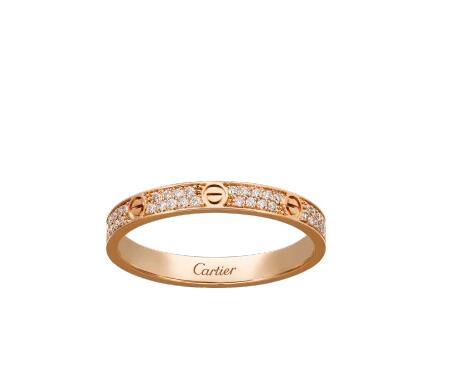 Cartier Love Ring Diamond Paved ring