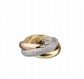 Cartier 18K TRINITY RING