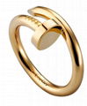 Cartier Juste Un Clou Ring SM in Yellow Gold Fashion rings