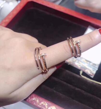 Cartier JUSTE UN CLOU nail DIAMONDS Ring