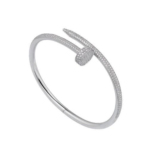 Cartier Diamonds crystal JUSTE UN CLOU BRACELET fashion NAIL BRACELET 4