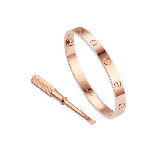 Cartier LOVE BRACELET PINK GOLD Unisex Leve bracelet