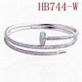 CARTIER Diamonds crystal NAIL BRACELET