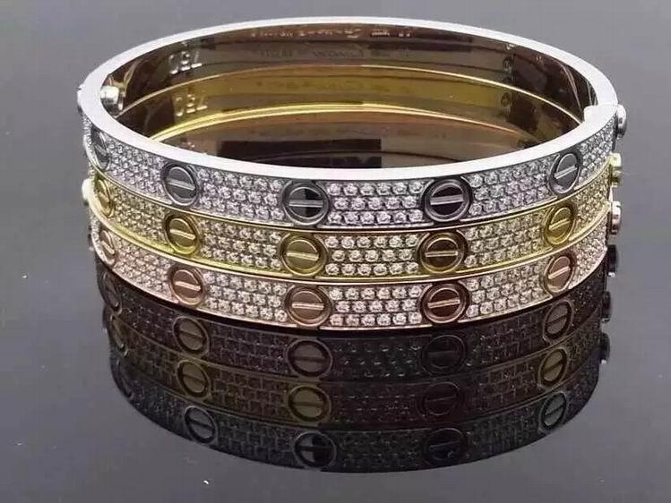 Cartier Diamond Love bracelet Unisex Cartier luxury design bangle