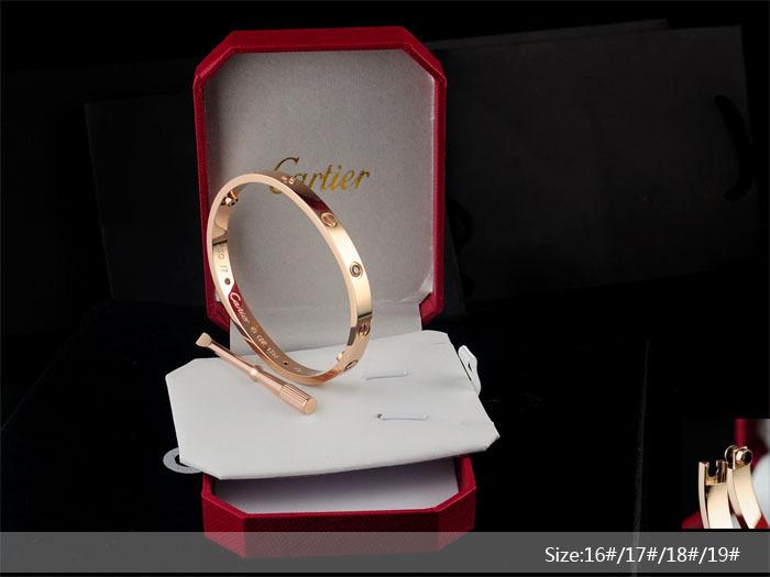 Cartier 18 k yellow gold 4 diamonds Love bracelet Fashion bracelets  5