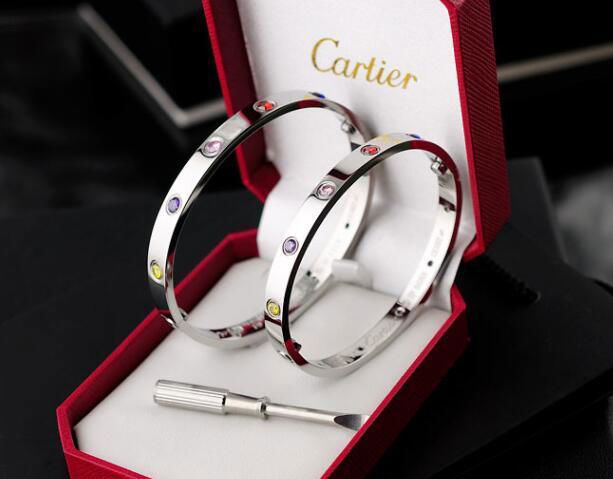 Cartier Love bracelet 10 diamonds bangle 