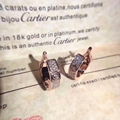 Cartier diamond paved Love Earrings luxury earring studs for women