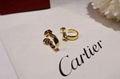 Cartier diamond paved Love Earrings luxury earring studs for women