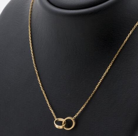 Cartier LOVE NECKLACE YELLOW GOLD Fashion cheap necklace  2