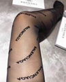 Balenciaga black logo Tights for women