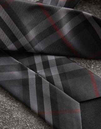 Burberry Plaid Patterns Silk Ties 