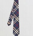 Burberry Plaid Patterns Silk Ties 