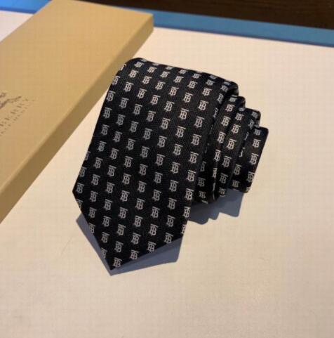 Burberry Classic Cut Monogram Print Silk Tie 