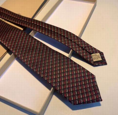 Burberry Classic Cut Monogram Print Silk Tie 