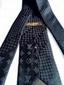 Louis Vuitton Monogram Mix Jet Black Tie