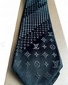               Monogram Mix Jet Black Tie With Box Fashion     ie for shirt