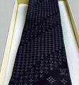 Louis Vuitton Monogram Mix Jet Black Tie