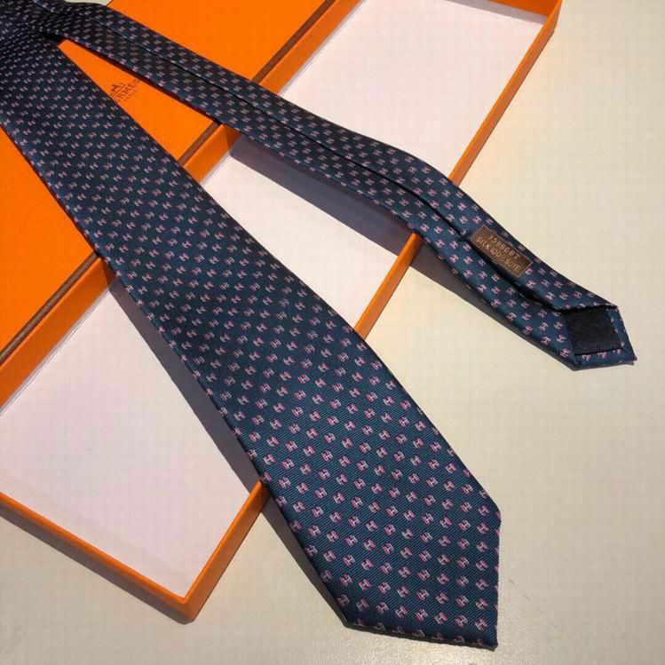 Hermes h logo ties