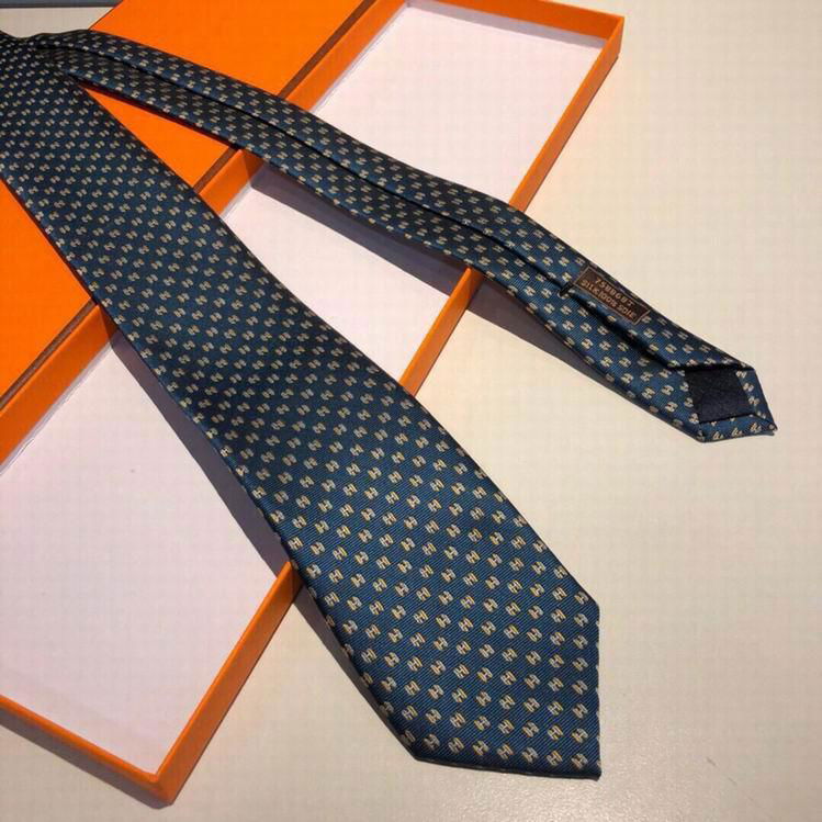 Hermes h logo ties