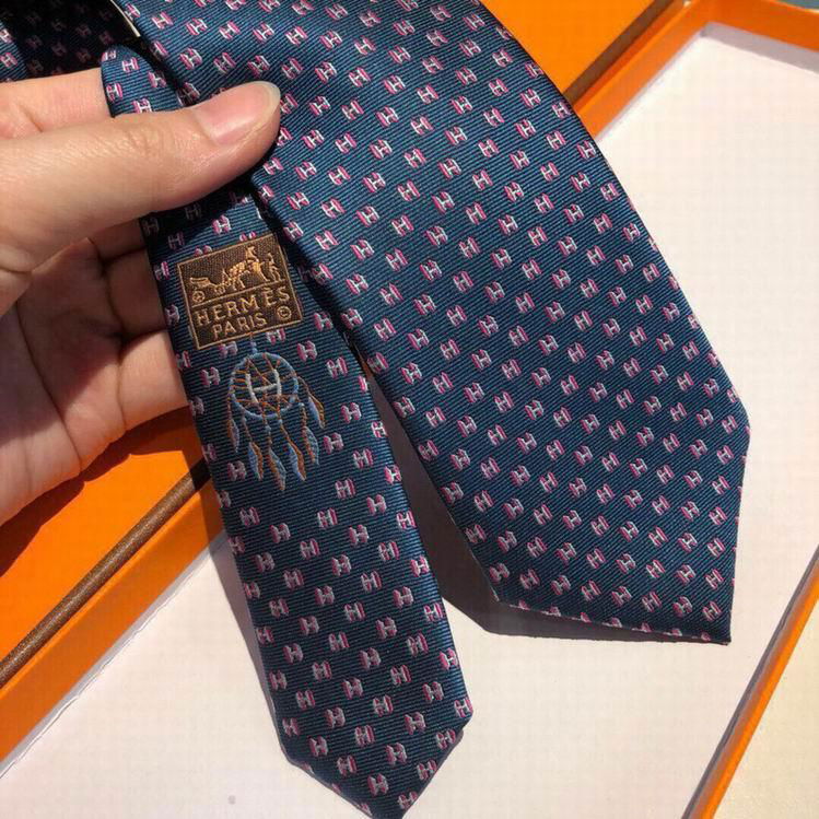 Hermes h logo ties