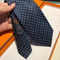 Hermes h logo ties