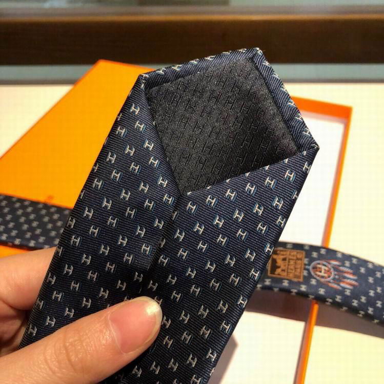 Hermes h logo ties