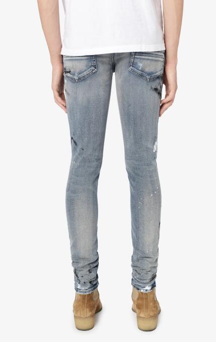 Amiri HAND PAINTED SLIT KNEE JEAN