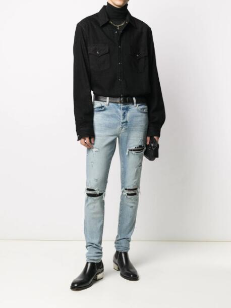 AMIRI distressed skinny-fit jeans