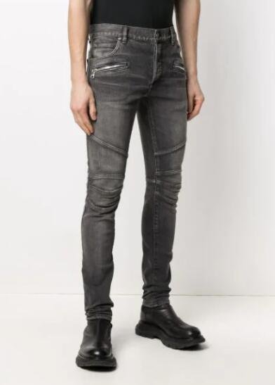 Balmain zip-detail denim jeans men cotton jeans on sale - Moto Jeans (China  Trading Company) - Pants Trousers - Apparel & Fashion Products -
