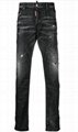 Dsquared2 ripped straight-leg jeans