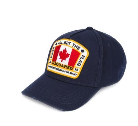 Dsquared2 Canada flag patch baseball cap 