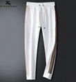 Burberry zipped up Stripe Print  jacket & Jogging Pants Burberry cheap tracksuit