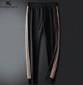 Burberry zipped up Stripe Print  jacket & Jogging Pants Burberry cheap tracksuit