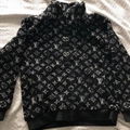 Louis Vuitton monogram jacquard fleece jacket