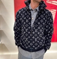 Louis Vuitton monogram jacquard fleece jacket