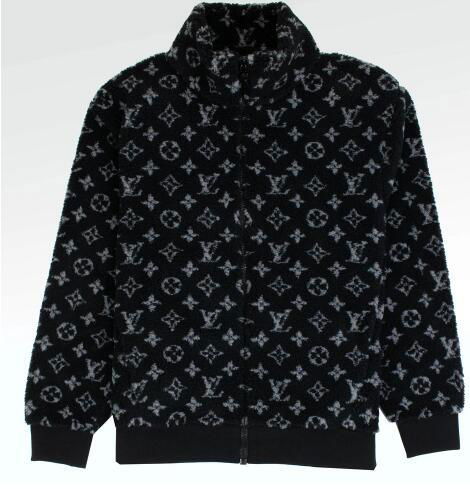 Louis Vuitton monogram jacquard fleece jacket