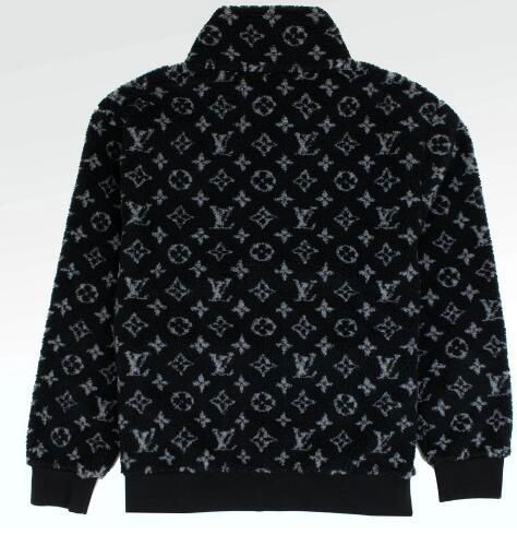 Louis Vuitton monogram jacquard fleece jacket