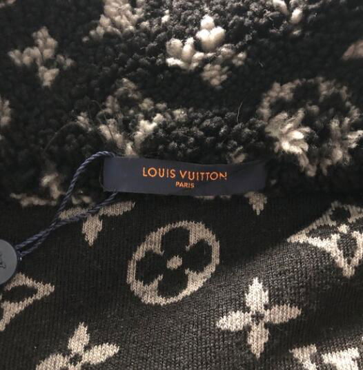 Louis Vuitton monogram jacquard fleece jacket