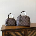 Louis Vuitton Alma BB Brown Canvas Handbags