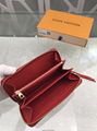 Louis Vuitton Monogram Empreinte Zippy Wallet red