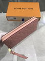 Louis Vuitton Monogram Empreinte Zippy Wallet beige