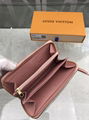 Louis Vuitton Monogram Empreinte Zippy Wallet beige