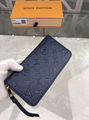 Louis Vuitton Monogram Empreinte Zippy Wallet navy