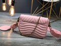 Louis Vuitton New Wave Multi Pochette Handbags pink LV shoulder bag