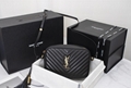 Saint Laurent Calfskin Matelasse Monogram Lou Camera Bag 