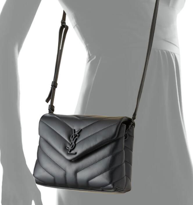 Saint Laurent Loulou Toy Matelasse Calfskin quilted leather Flap-Top Bag 3