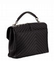 Saint Laurent College Large Quilted Leather V-Flap Shoulder Bag