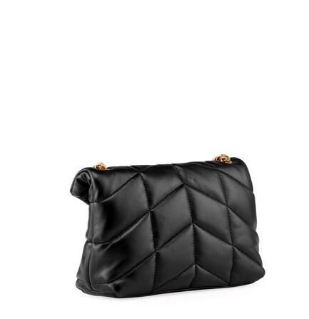 Saint Laurent LouLou Toy YSL Puffer Quilted Lambskin Crossbody Bag