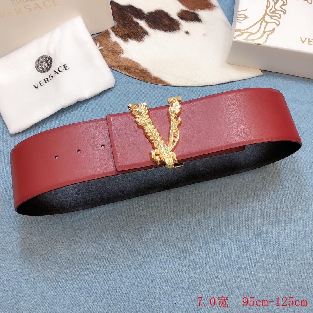 Versace VIRTUS LEATHER BELT