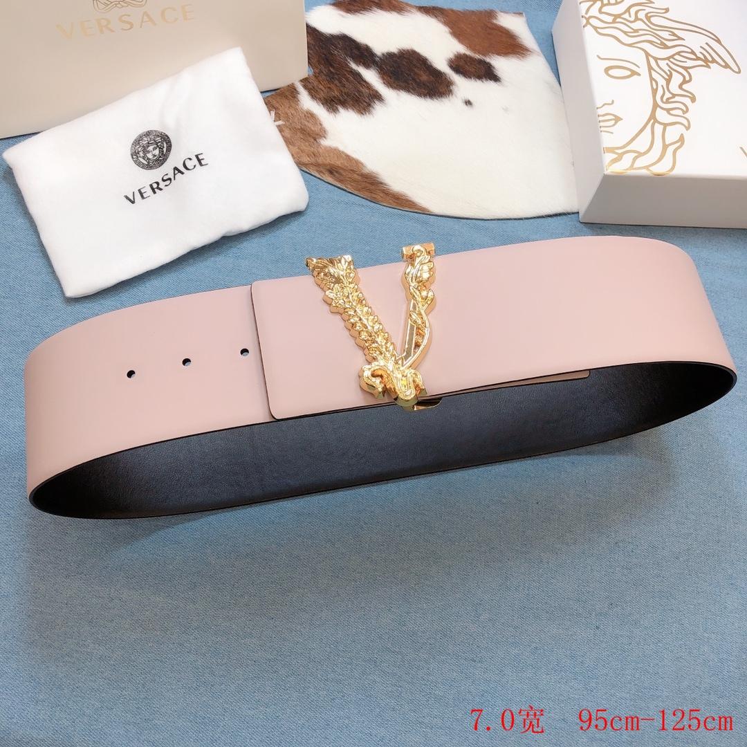 Versace VIRTUS LEATHER BELT